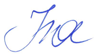Meine Unterschrift Ina