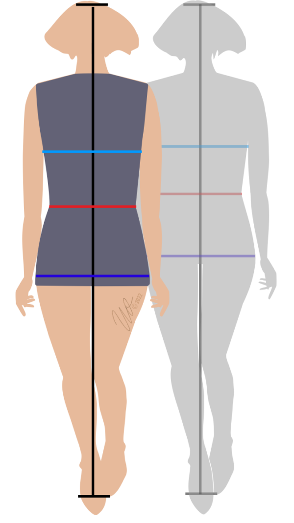 Standardfigurtyp mit kurzen Beinen im Vergleich zur Standardfigurine.